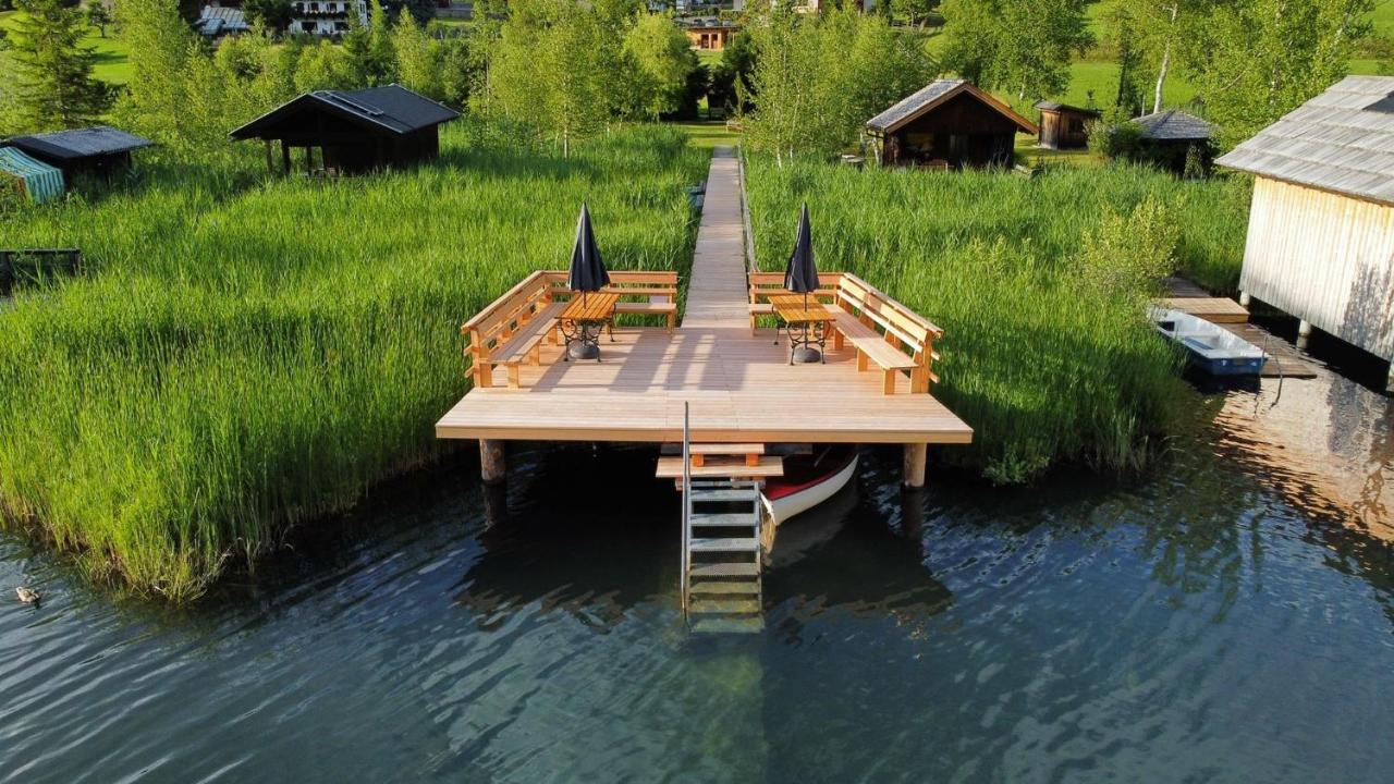 Ferienhaus Holzer Weissensee Exteriör bild