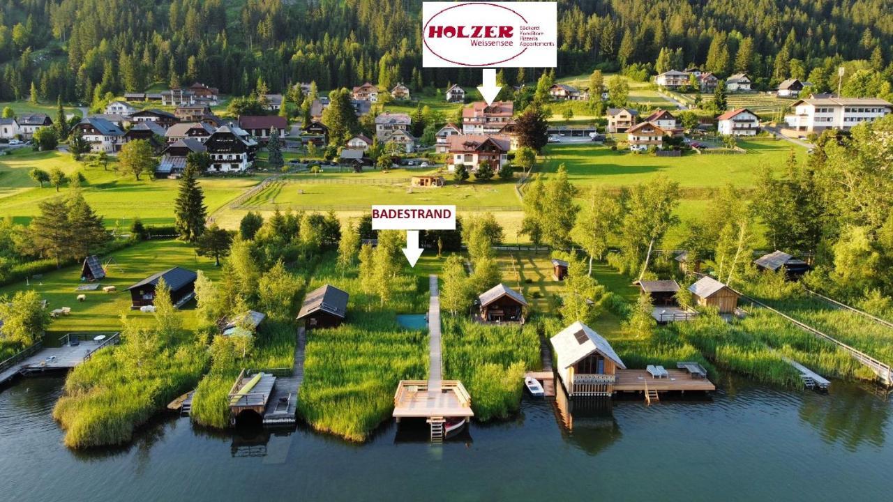 Ferienhaus Holzer Weissensee Exteriör bild